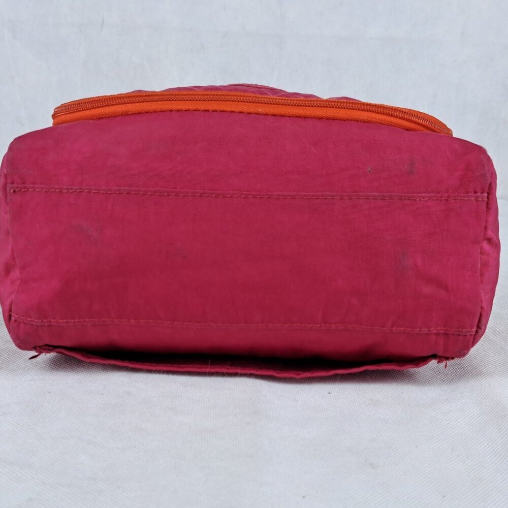 Kipling Kichirou Lunch Bag Pink Crossbody Nylon - Used - Great Condition - Picture 8 of 15